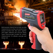 WINTACT WT323E Renkli Ekran Rutubet Küf Analizli Infared Termometre 1050C thumbnail 4