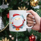 Sevimli Noel Baba Kupa Bardak Yılbaşı Hediyesi Kupa Kahve Fincanı - 1