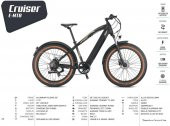Kron Loop Cruiser 26" Elektrikli Fat Bike Bisiklet 17 Elektrikli Bisiklet 7 Vites Siyah Kahverengi - 4