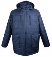 Büyük Beden Erkek Mont Dekons İndigo - 1