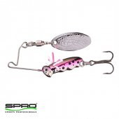 SPRO Larva Spinner Bait 4cm 7g Kaşık Üçlü İğne Rainbow Trout - 3