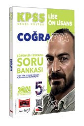 YARGI KPSS GK Lise Ön Lisans 5 Yüz Coğrafya Tamamı Çözümlü Soru Bankası - 2024 - 1
