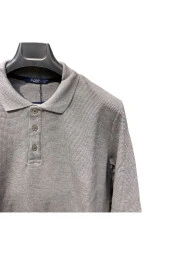 WAFFLE DESENLİ POLO YAKA KAZAK - 5