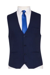 Slim Fit Tek Yelek Lacivert - 1