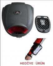 Bike Sky Tien  32 Lt Motosiklet Arka Çanta SİYAH ( Kol Telefon Tutucu Çanta Hediyeli ) - 1