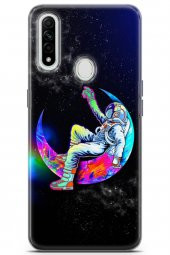 Oppo A31 Uyumlu Kılıf Opus 11 Astronot ve Uzay 4K Baskılı Kılıf Fall - 1