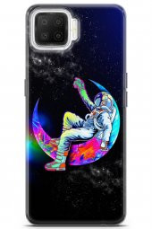 Oppo A73 Uyumlu Kılıf Opus 11 Astronot ve Uzay 4K Baskılı Kılıf Fall - 1