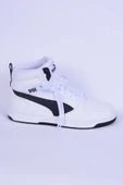 Puma 392326-02 Rebound V6 Beyaz-Siyah Erkek Spor Ayakkabı - 1