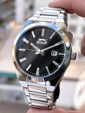 ESL.09.2102.1.01 Slazenger Çelik Kordon İyon Kasa 50 Mt Suya Dayanıklı Erkek Kol Saati thumbnail 3