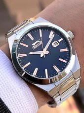 ESL.09.2102.1.02 Slazenger Çelik Kordon İyon Kasa 50 Mt Suya Dayanıklı Erkek Kol Saati thumbnail 1