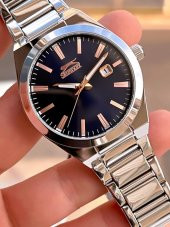 ESL.09.2102.1.02 Slazenger Çelik Kordon İyon Kasa 50 Mt Suya Dayanıklı Erkek Kol Saati thumbnail 2