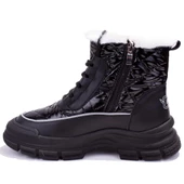 Gamelu 23KZ Bowl Siyah Ortopedik Günlük Spor Kadın Bot - 3