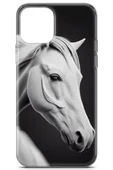 Apple iPhone 11 Pro Max Kılıf Kingo 1 Beyaz At Telefon Kılıfı - 2