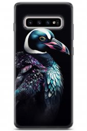 Samsung Galaxy S10 Plus Kılıf Kingo 9 Rüküş Penguen UV Kılıf - 1