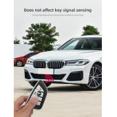 BMW 1 2 3 5 ve X G SERİSİ TPU ANAHTARLIK KILIF (SİYAH-GÜMÜŞ) thumbnail 2