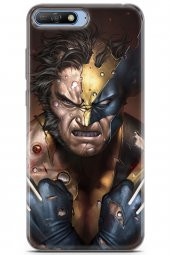 Huawei Y6 2018 Uyumlu Kılıf Dc 03 Wolverine Arka Kapak Gold - 1