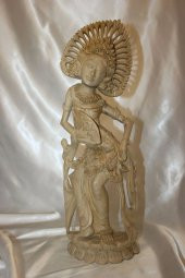 Şiva Shiva Hint Bereket Tanrısı El İşi Ahşap Biblo Feng Shui Budha - 2