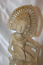 Şiva Shiva Hint Bereket Tanrısı El İşi Ahşap Biblo Feng Shui Budha - 5