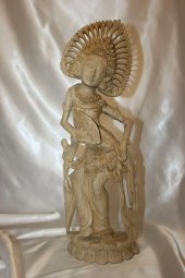 Şiva Shiva Hint Bereket Tanrısı El İşi Ahşap Biblo Feng Shui Budha - 6
