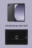 Galaxy A9 8.7 inç Uyumlu Universal Pu Deri Standlı Tablet Kılıfı SM-X110 thumbnail 6