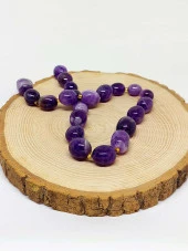 Ametist Taşı Koyu Renk Şekilli Dizi (44555) thumbnail 2