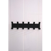 Risingmaber Metal Siyah Amerikan Kapı Arkası Yapışkanlı Askılık Banyo Askılık ve Duvar Askısı MT84S - 2