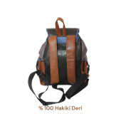 % 100 Hakiki Deri Sırt Omuz Çantası Huge Rainbow 3CepDrRainbowSkG1 - 2
