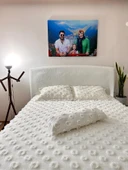 BAZA BAŞLIĞI PELUŞ ÇİFT KİŞİLİK (EKRU ) - 3