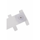 Risingmaber Metal Beyaz Amerikan Kapı Arkası Yapışkanlı Askılık Banyo Askılık ve Duvar Askısı MT84B - 5