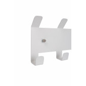 Risingmaber Metal Beyaz Amerikan Kapı Arkası Yapışkanlı Askılık Banyo Askılık ve Duvar Askısı MT84B - 6
