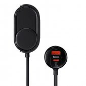 Baseus 30W USB + Type-C Hızlı Şarj Araç Çakmaklık Çoklayıcı Şarj Aleti - 2