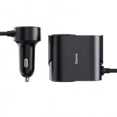Baseus 30W USB + Type-C Hızlı Şarj Araç Çakmaklık Çoklayıcı Şarj Aleti - 4