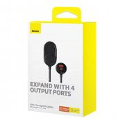 Baseus 30W USB + Type-C Hızlı Şarj Araç Çakmaklık Çoklayıcı Şarj Aleti - 8