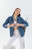Kadın Yeni Model Kot Ceket 1226 - 1