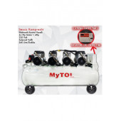 Mytol Ews200 4 Hp 8 Bar 200 Lt Sessiz Hava Kompresörü - 2