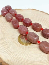 Çilek Kuvars Taşı Şekilli Dizi (44565) thumbnail 2