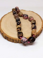 Rodonit Taşı Şekilli Dizi (44580) thumbnail 1