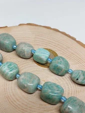Amazonit Taşı Şekilli Dizi (44585) thumbnail 2
