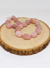 Pembe Kuvars Taşı Şekilli Dizi (44600) thumbnail 3