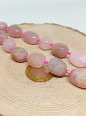 Pembe Kuvars Taşı Şekilli Dizi (44600) thumbnail 2