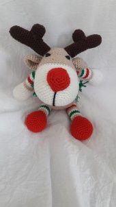 Geyik Pon Amigurumi Organik Oyuncak - 2
