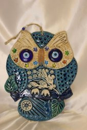 Nazar Boncuğu Duvar Süsü Baykuş thumbnail 3