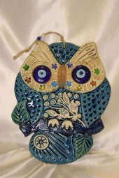 Nazar Boncuğu Duvar Süsü Baykuş thumbnail 8