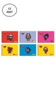 Gıpta Brawl Stars Spiralli Resim Defteri 25x35cm 15 Yaprak (12 Li Paket) - 1