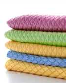 Bio Mix 10lu Mikrofiber Baklava Desen Temizlik ve Cam Bezi (30x40) - 1