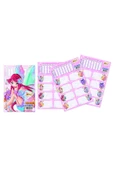 Gıpta Winx Ders Programlı Okul Etiketi 16x24cm 3 Yaprak - 1