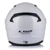 Ls2 Rapıd 2 Beyaz Fullface Motosiklet Kaskı Gri Camlı - 4