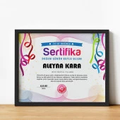 A4 Siyah Yatay Çerçeve Kişiye Özel - 2