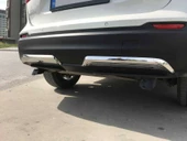 OMSA Nissan Qashqai Krom Arka Difüzör 2 Parça 2017-2021 Arası - 1