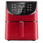 Cosori Premium XXL Airfryer 5.5 lt Yağsız Kırmızı Fritöz - 1